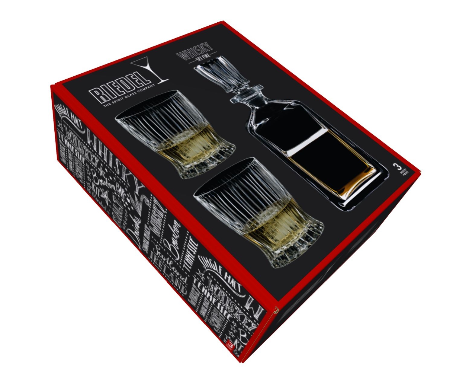 Riedel The O Wine Tumbler Set Fire Whisky